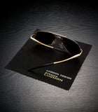 Men's Polarized Aviator Sunglasses with Al-Mg Aloy Temple 63mm Lens LM007