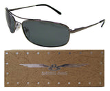 E8  Metal Wire Frame Polarized Sunglasses Rimless