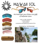 100% POLARIZED WAYFARER BAMBOO FLOATING SUNGLASSES