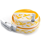 Fashion Reversible Golf Web Belt with Stainless Steel Buckle