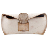 Unisex Handmade Vegetable Tanned Leather Hard Eyeglass Case Sunglasses Holder