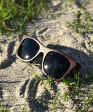 Patriot Shades Wayfarer Sunglasses , Polarized & Floating American Flag Bamboo Wood Sunglasses