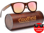 Wood Sunglasses Polarized for Men and Women - Bamboo Wooden Wayfarer Style