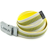 Fashion Reversible Golf Web Belt with Stainless Steel Buckle