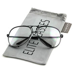 Aviator Poshe Oceanic Lens Twirl Metal Design Frames Sunglasses